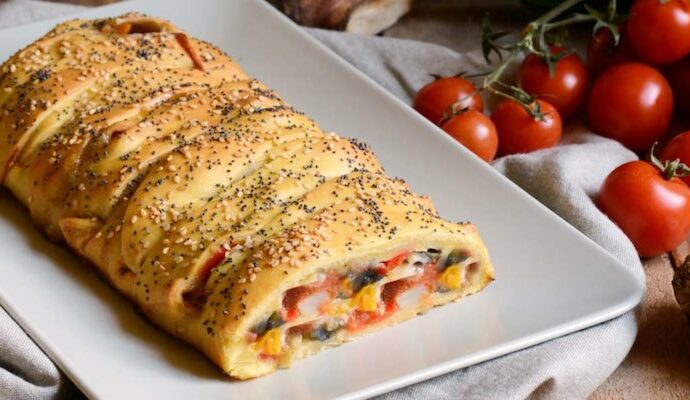 Strudel salato con verdure