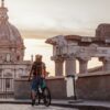 Roma meravigliosa in bici, come in un film