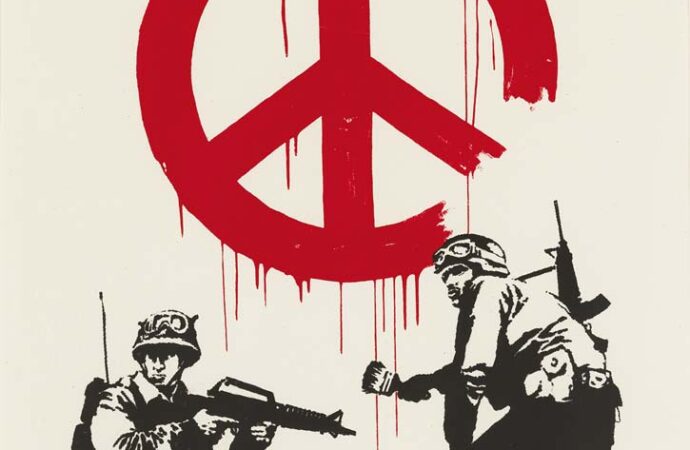 Banksy a Volterra porta il suo “Realismo capitalista”